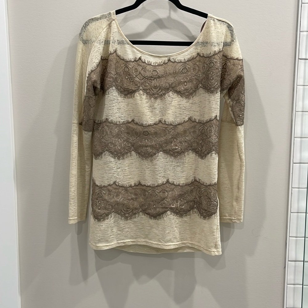 Areve Elegant long sleeve top size S